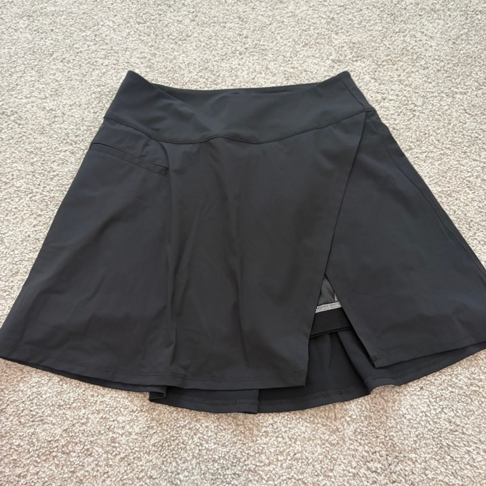 Fore All Haylie Skirt Skort Womens XS Black Golf Sporty Tennis Prep Pickleball